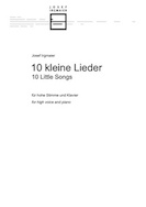 Cover 10 kleine Lieder hoch