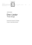 Cover Drei Lieder tief