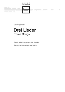Drei Lieder (Three Songs) alto